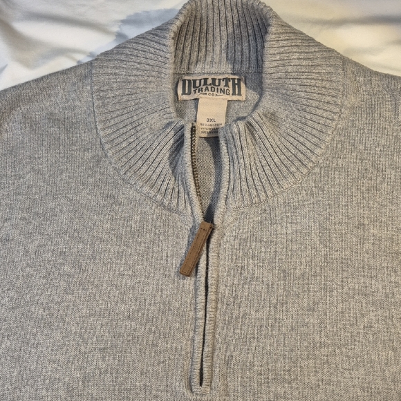 Duluth Trading Co Other - Duluth Trading Co Gray Zip Up Sweater